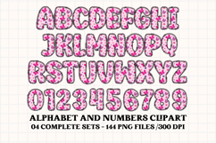 Birthday Girl Alphabet, birthday girl letters doodle clipart Product Image 4