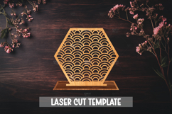 10 Wave Pattern Jewellery Holder Laser Cut Home Decor Product Image 6
