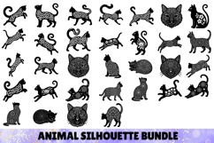 449 Animal Silhouette Stencil Bundle SVG, Celtic, Floral Product Image 10