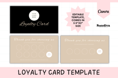 Editable Loyalty Card Template 14 | Customer Discount Stamp Product Image 1