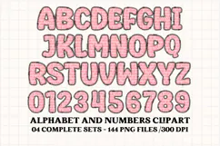 Christmas Alphabet png clipart, christmas letters doodle Product Image 4