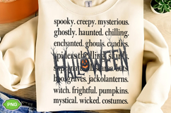 Halloween Words PNG, Spooky Season PNG, Halloween PNG Product Image 2