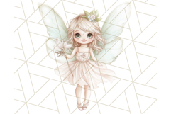 Pastel Fairies and Butterflies PNG, Spring Fantasy Clipart Product Image 2