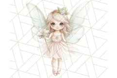 Pastel Fairies and Butterflies PNG, Spring Fantasy Clipart Product Image 2