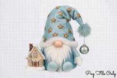 Christmas Gnome Houses Clipart Bundle PNG Product Image 11