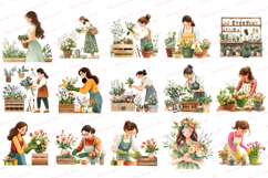 Spring Florist Shop Clipart - Set of 54 Png Bundle Product Image 2