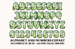 St patrick alphabet png clipart, st patrick letters doodle Product Image 4