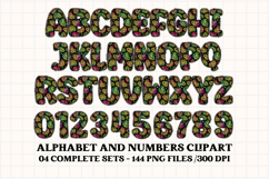 Rainbow Animal Alphabet png clipart, animal letters doodle Product Image 4