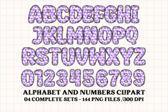 Valentine Alphabet Clip Art, valentines day letters doodle Product Image 4