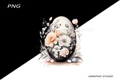 Easter Clipart, Easter Egg Clipart, Easter Bunny Png Product Image 1