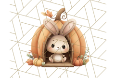 Woodland Autumn Critters PNG Clipart, Cute Fall Animals Product Image 2