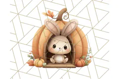Woodland Autumn Critters PNG Clipart, Cute Fall Animals Product Image 2