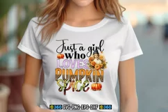 Just a girl who loves pumpkin spice PNG Product Image 1