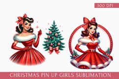 Funny Christmas Pin Up Girls Sublimation Bundle Product Image 7