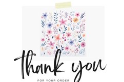 Floral Pattern Watercolor 23 Collection Ai Generated Art Product Image 10