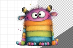 Watercolor Monster, Whimsical, Product Image 3