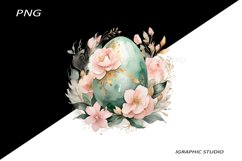 Easter Clipart, Easter Egg Clipart, Easter Bunny Png Product Image 1