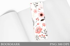 Floral Bookmark Design. Flowers Bookmark Sublimation Product Image 1