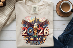 World Cup 2026 PNG USA Soccer Eagle Trophy Sublimation Product Image 9