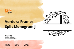 Verdora Split Frames Monogram Product Image 1