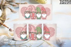 Easter Mug Wrap Design - Easter Gnome Sublimation Product Image 1