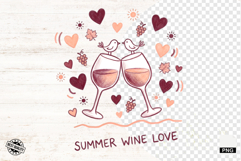 Doodle Summer Wine Clipart Product Image 1
