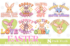 Easter Sublimation PNG Bundle Bunny Chick Farm Hip Hop Joy Product Image 1