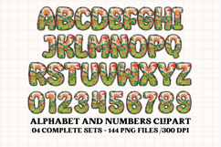 Kids Jungle Alphabet clipart, kids jungle letters doodle Product Image 4