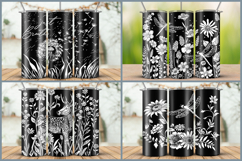 20oz Tumbler laser svg engraved wrap Product Image 11