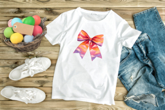 Sunset Cloudy Sky Coquette Bow Clipart Product Image 10