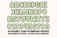 ST PATRICK Alphabet PNG Clipart, St Patrick letters doodle Product Image 2