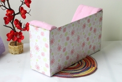Miniature bookcase chair digital file, dollhouse furniture Product Image 10