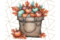 Fall Market Stall Clipart PNG, Rustic Autumn Clip Art Product Image 2