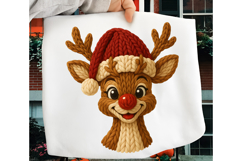 Crochet Yarn Christmas PNG, Pink Crochet Christmas PNG Product Image 4