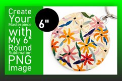 Lively Round Flower Pattern Sublimation Assortment Product Image 1