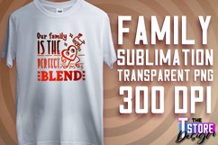 Family Sublimation Design| PNG Design | Family PNG v.2 Product Image 1