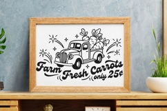 Farm Fresh Carrots Svg, Easter Truck Svg, Easter Carrots Svg Product Image 9