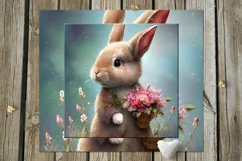 Cute Rabbit | 11 children skinny tumbler Sublimation designs Product Image 10