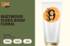 Rustwood Flora Boho Floral Monogram Product Image 1