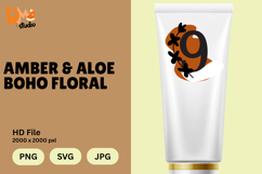 Amber &amp; Aloe Boho Floral Monogram Product Image 1