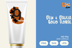 Dew &amp; Dahlia Boho Floral Monogram Product Image 1