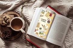 Vintage Kawaii Stamp Frames Bookmark Set,Pastel Retro Postage Product Image 9