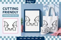 Demon Wing SVG - Devil Wings Cut File Product Image 2