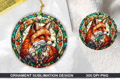 Animals Stained Glass Ornament Bundle, 30 High-Quality PNG Product Image 2