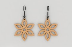 Wood Acrylic Earring SVG Cut Files / Laser Jewelry Templates Product Image 1