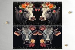 Cow &amp; flowers | Mug western sublimation design bundle, JPG Product Image 10