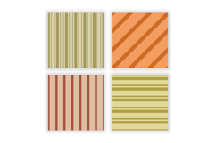 Autumn Stripes Digital Paper Pattern | Seamless Pattern Product Image 6