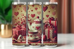 Valentine Tumbler Wrap 20 oz - teapot Product Image 1