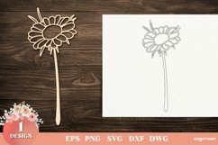Flower Laser Cut Files | Glowforge | Svg Product Image 1