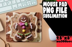 Sweet Mouse Pad Sublimation Ideas, 3D Xmas Product Image 1
